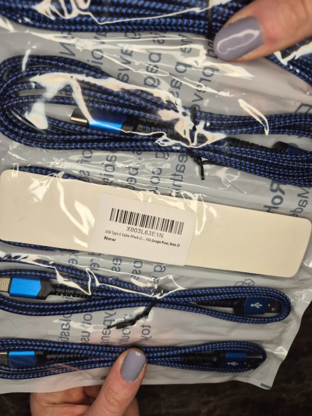 XUDUO TYPE C 10ft FAST CHARGING BRAIDED CABLE 3 Pack